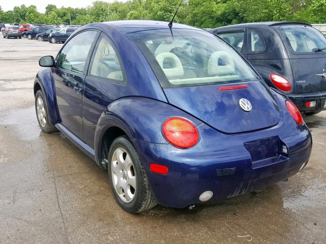 3VWCB21C62M405899 - 2002 VOLKSWAGEN NEW BEETLE Mavi foto 3