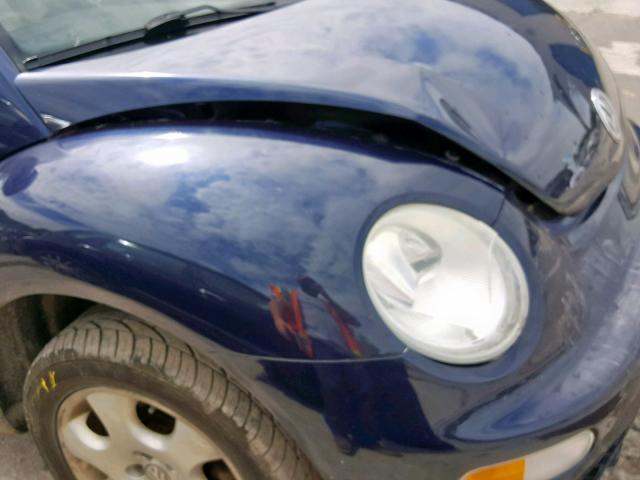 3VWCB21C62M405899 - 2002 VOLKSWAGEN NEW BEETLE Mavi foto 9