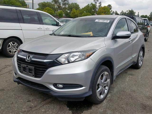 3CZRU5H5XGM748037 - 2016 HONDA HR-V EX SILVER photo 2