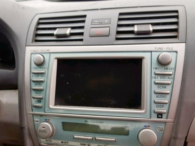 4T1BB46K58U057295 - 2008 TOYOTA CAMRY HYBR BLACK photo 9