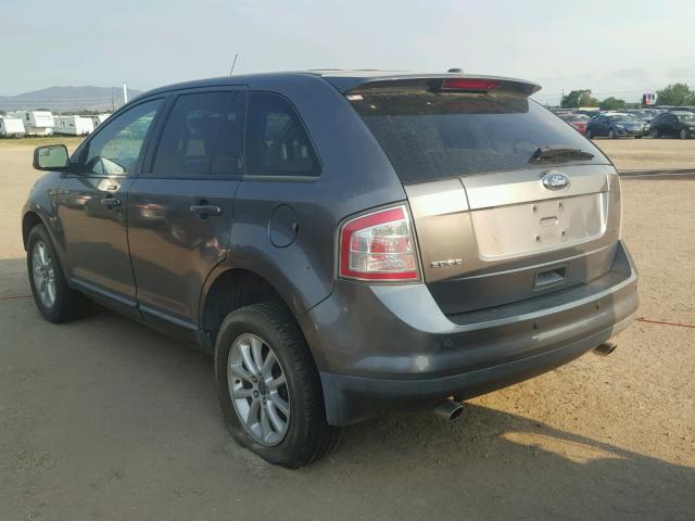 2FMDK3JC7ABA36043 - 2010 FORD EDGE SEL GRAY photo 3