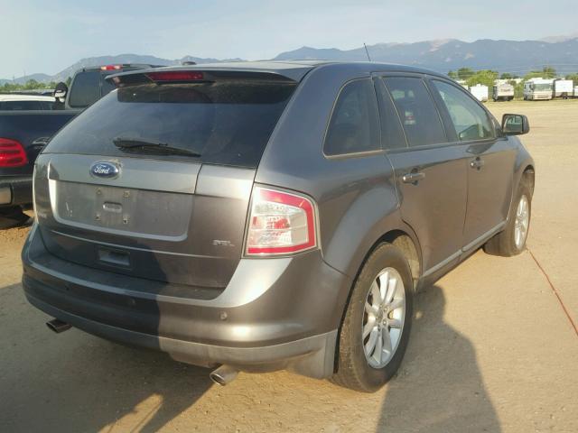 2FMDK3JC7ABA36043 - 2010 FORD EDGE SEL GRAY photo 4