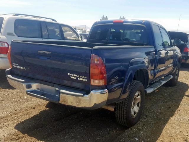 5TETU62N95Z126197 - 2005 TOYOTA TACOMA PRE BLUE photo 4