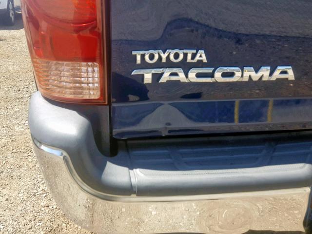 5TETU62N95Z126197 - 2005 TOYOTA TACOMA PRE BLUE photo 9