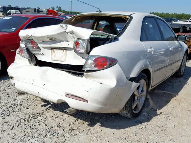 1YVHP80DX65M26865 - 2006 MAZDA 6 S WHITE photo 4