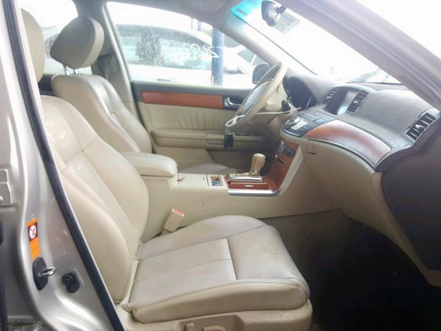 JNKAY01E86M110950 - 2006 INFINITI M35 BASE TAN photo 5