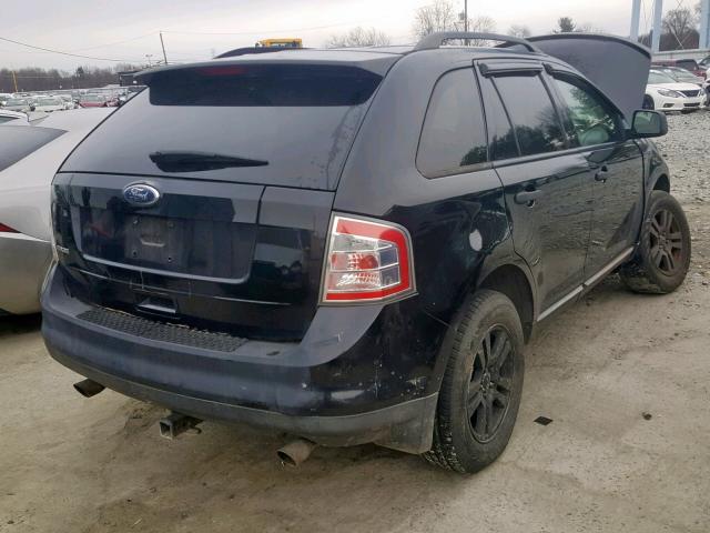 2FMDK36C98BA99552 - 2008 FORD EDGE SE BLACK photo 4