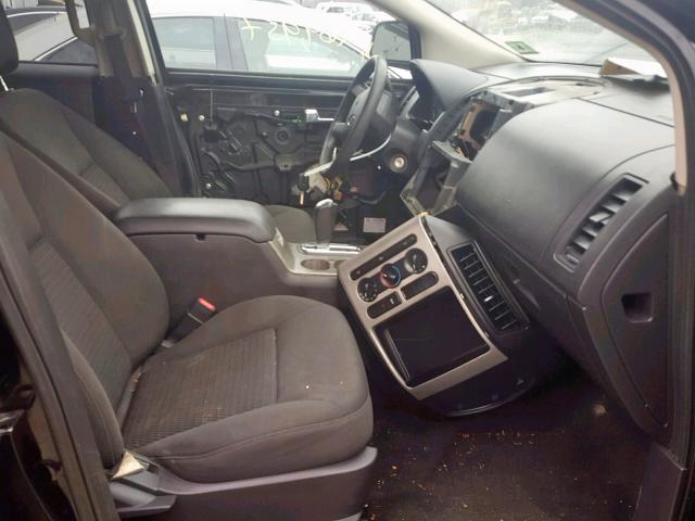 2FMDK36C98BA99552 - 2008 FORD EDGE SE BLACK photo 5