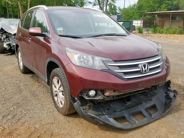 5J6RM4H75EL029529 - 2014 HONDA CR-V EXL MAROON photo 1