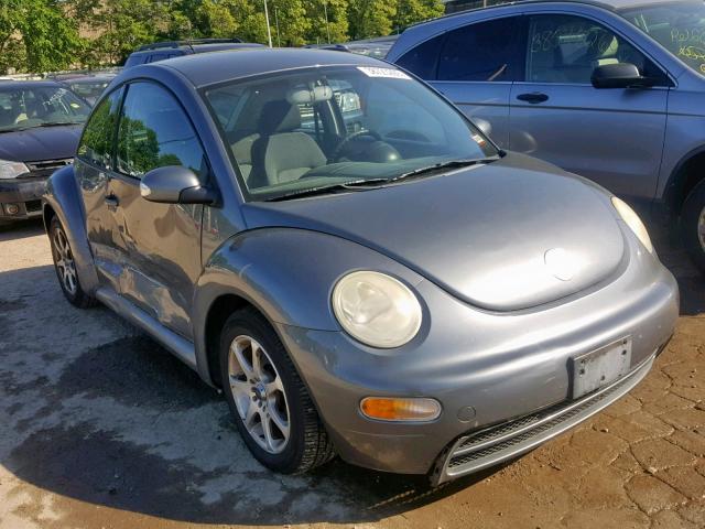 3VWBK21CX4M400736 - 2004 VOLKSWAGEN NEW BEETLE SILVER photo 1