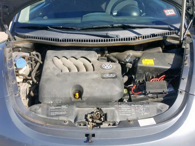 3VWBK21CX4M400736 - 2004 VOLKSWAGEN NEW BEETLE SILVER photo 7