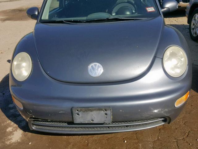 3VWBK21CX4M400736 - 2004 VOLKSWAGEN NEW BEETLE SILVER photo 9