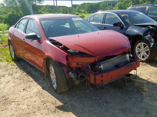 1G2ZH58N474117522 - 2007 PONTIAC G6 GT RED photo 1