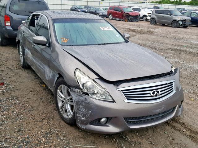 JN1CV6AR2AM459560 - 2010 INFINITI G37 BEIGE photo 1