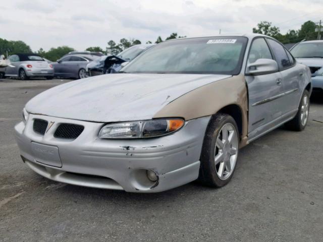 1G2WK52J61F176528 - 2001 PONTIAC GRAND PRIX SILVER photo 2