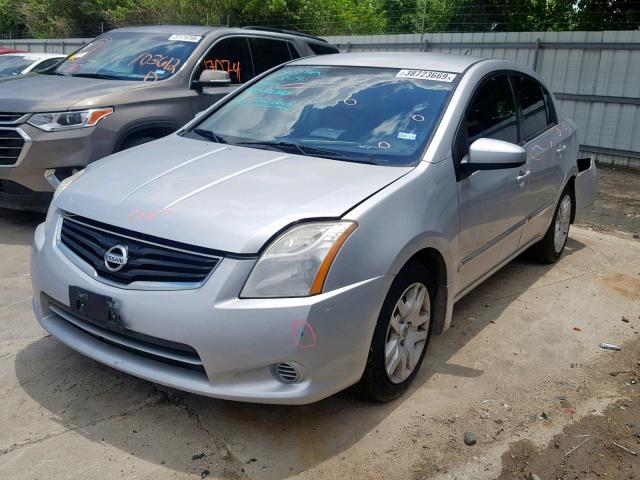 3N1AB6AP0CL775857 - 2012 NISSAN SENTRA 2.0 SILVER photo 2