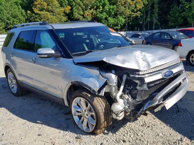 1FM5K8F86FGC23456 - 2015 FORD EXPLORER L SILVER photo 1