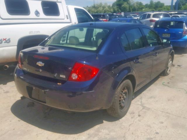 1G1AL58F487269390 - 2008 CHEVROLET COBALT LT BLUE photo 4