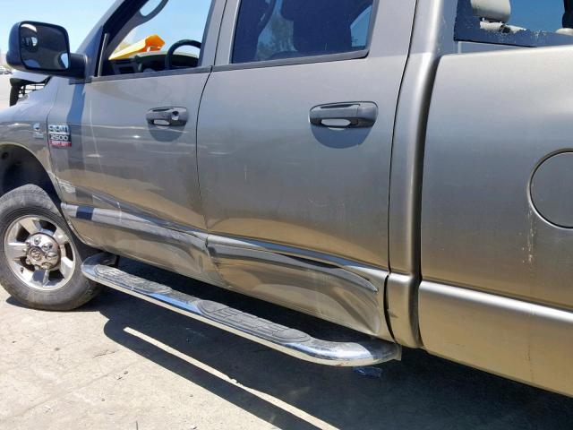 1D7KS28C27J569391 - 2007 DODGE RAM 2500 S ოქროსფერი ფოტო 9
