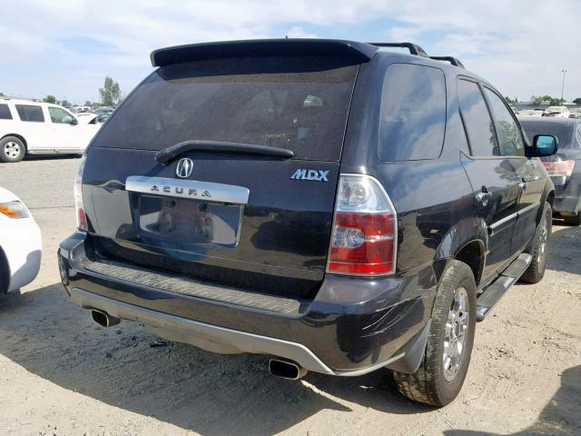 2HNYD188X5H529833 - 2005 ACURA MDX TOURIN BLACK photo 4