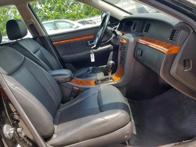 KNALD124055057121 - 2005 KIA AMANTI BLACK photo 5