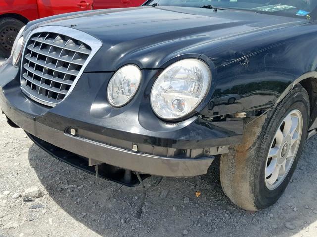 KNALD124055057121 - 2005 KIA AMANTI BLACK photo 9