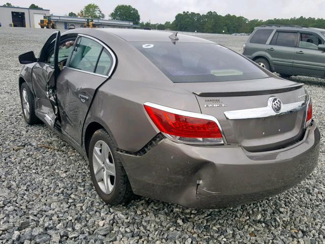 1G4GA5EC2BF209747 - 2011 BUICK LACROSSE C GRAY photo 3