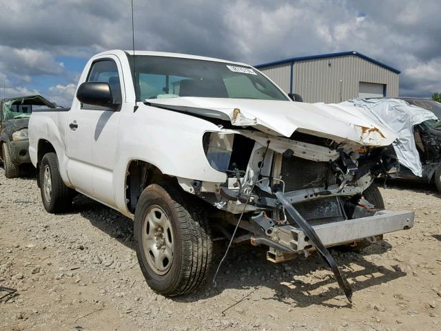 5TFNX4CN8CX013154 - 2012 TOYOTA TACOMA WHITE photo 1