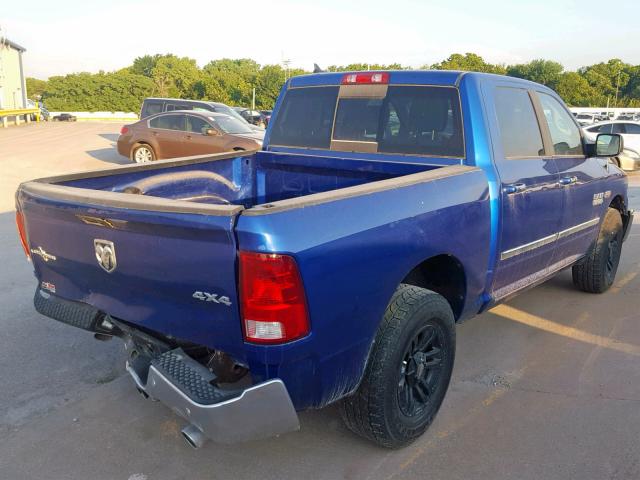 1C6RR7LT3HS853947 - 2017 RAM 1500 SLT BLUE photo 4