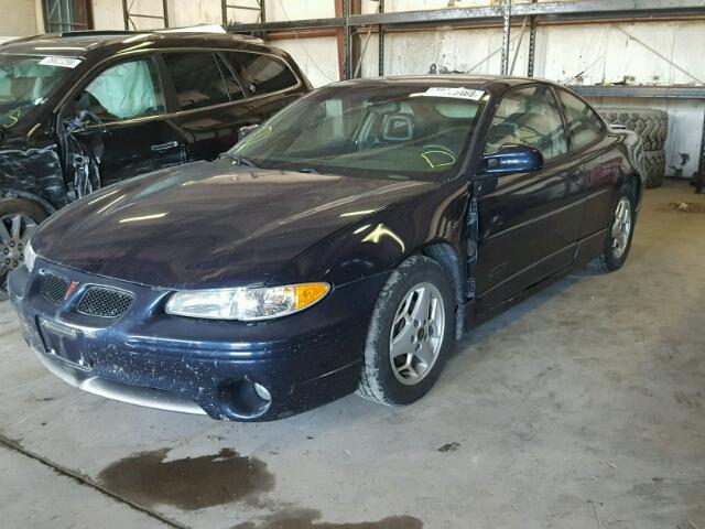 1G2WR12101F121402 - 2001 PONTIAC GRAND PRIX BLUE photo 2