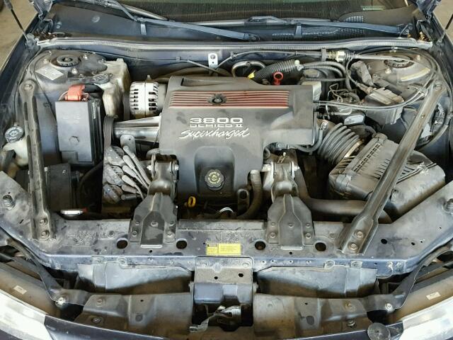 1G2WR12101F121402 - 2001 PONTIAC GRAND PRIX BLUE photo 7