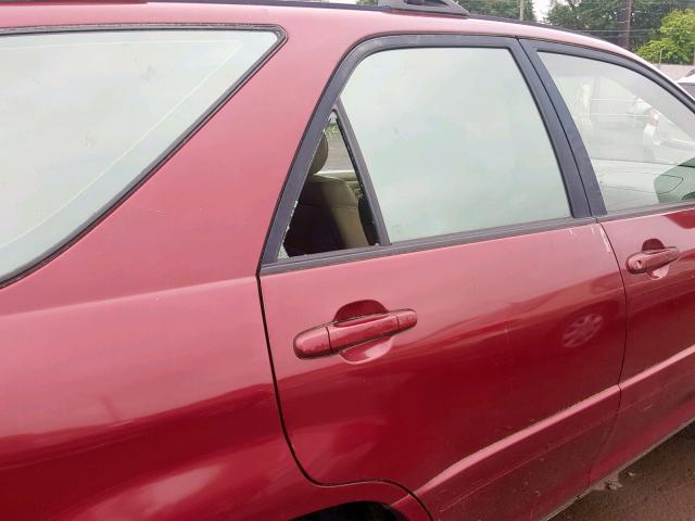 JT6HF10UXY0104475 - 2000 LEXUS RX 300 MAROON photo 9