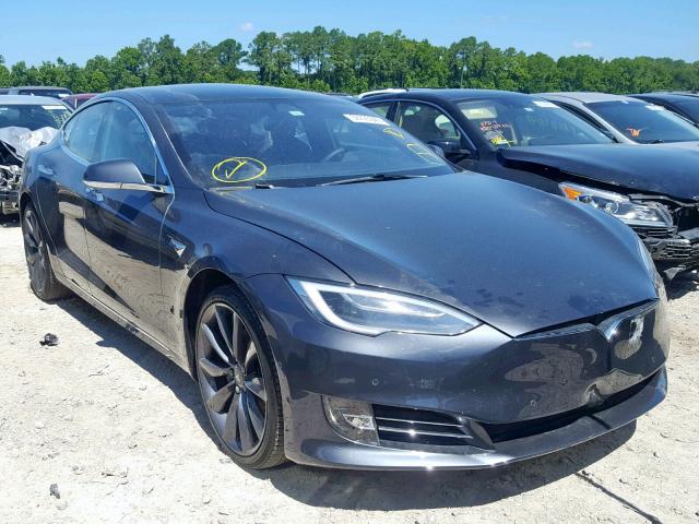 5YJSA1E11HF189977 - 2017 TESLA MODEL S GRAY photo 1