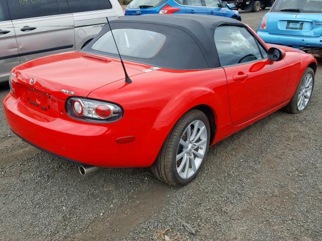 JM1NC25FX80153163 - 2008 MAZDA MX-5 MIATA RED photo 4