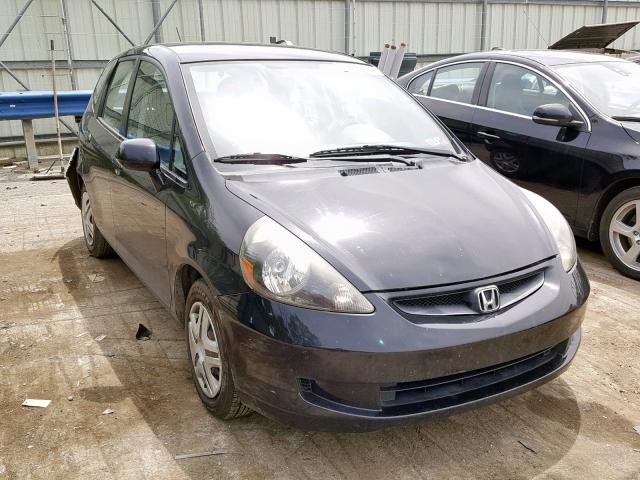 JHMGD38498S023318 - 2008 HONDA FIT BLACK photo 1