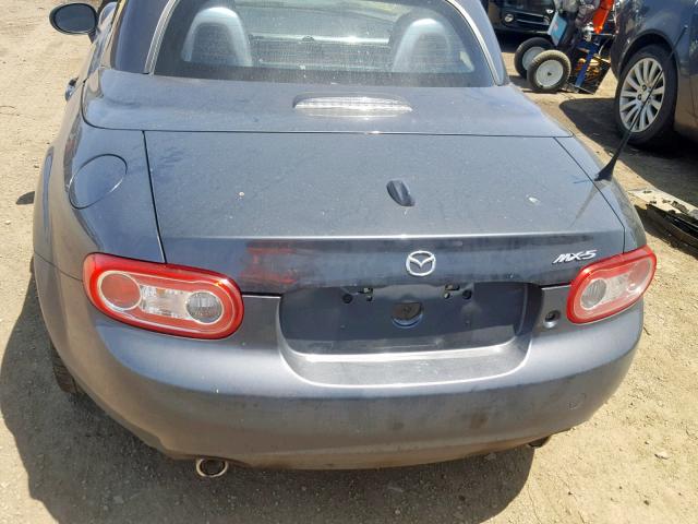 JM1NC2PF2E0233694 - 2014 MAZDA MX-5 MIATA GRAY photo 10