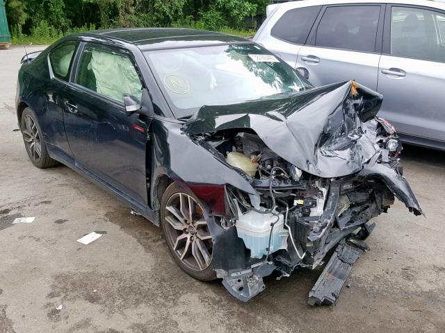 JTKJF5C77F3093866 - 2015 TOYOTA SCION TC BLACK photo 1