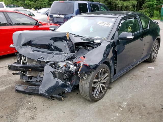 JTKJF5C77F3093866 - 2015 TOYOTA SCION TC BLACK photo 2