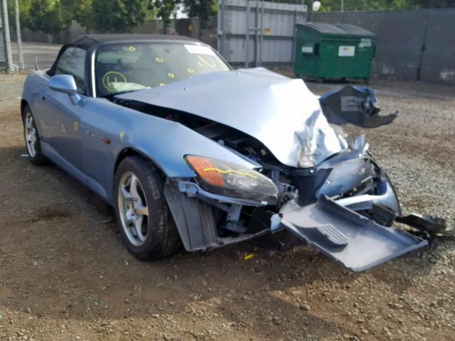 JHMAP11433T006707 - 2003 HONDA S2000 BLUE photo 1