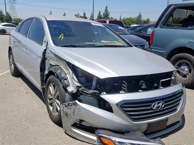 5NPE24AA3FH153739 - 2015 HYUNDAI SONATA ECO SILVER photo 1