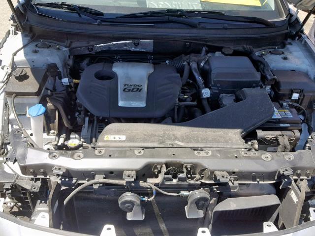 5NPE24AA3FH153739 - 2015 HYUNDAI SONATA ECO SILVER photo 7