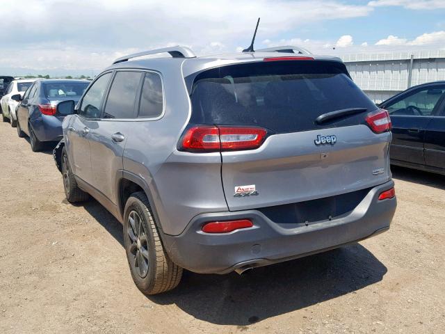 1C4PJMCB1FW551141 - 2015 JEEP CHEROKEE L SILVER photo 3