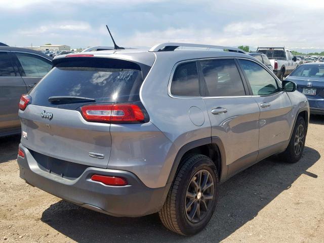 1C4PJMCB1FW551141 - 2015 JEEP CHEROKEE L SILVER photo 4