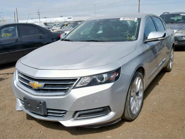 2G1165S30F9261692 - 2015 CHEVROLET IMPALA LTZ SILVER photo 2