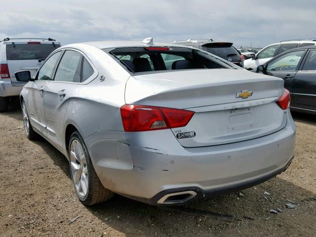 2G1165S30F9261692 - 2015 CHEVROLET IMPALA LTZ SILVER photo 3