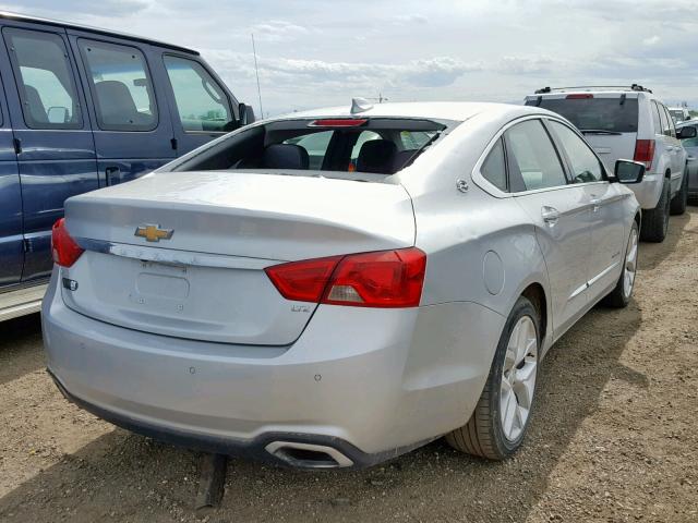 2G1165S30F9261692 - 2015 CHEVROLET IMPALA LTZ SILVER photo 4