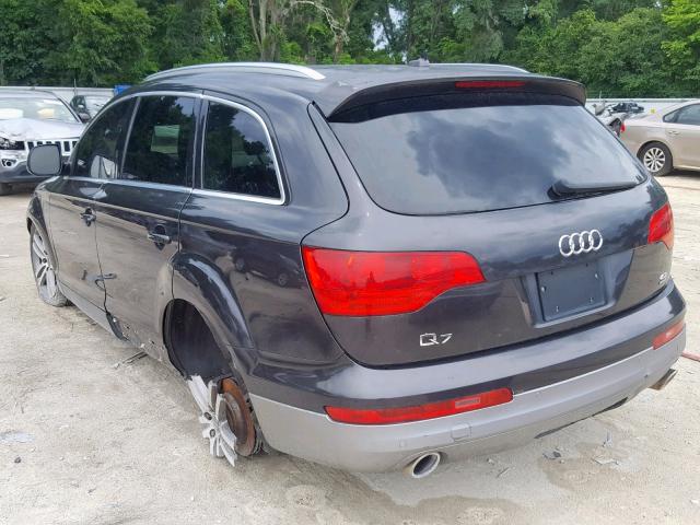 WA1BV94L27D045439 - 2007 AUDI Q7 4.2 QUA GRAY photo 3