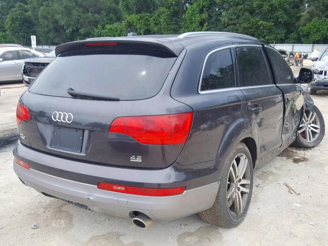 WA1BV94L27D045439 - 2007 AUDI Q7 4.2 QUA GRAY photo 4