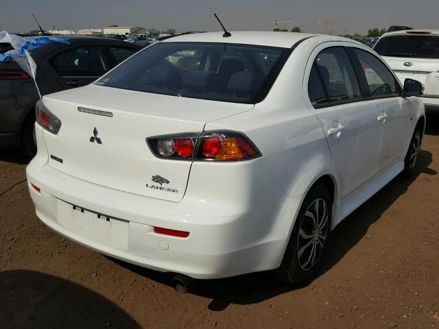 JA32U2FU6FU015069 - 2015 MITSUBISHI LANCER ES WHITE photo 4