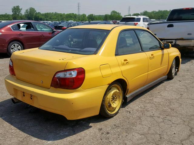 JF1GD29643G506180 - 2003 SUBARU IMPREZA WR YELLOW photo 4